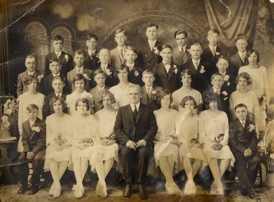 Grandpa Arthur Perl - 2nd row from top, 5th from left