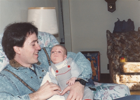 January 2, 1989 - with Josh