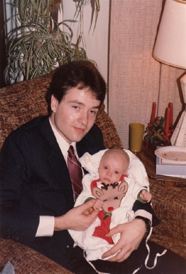 December 24, 1988 - with Josh