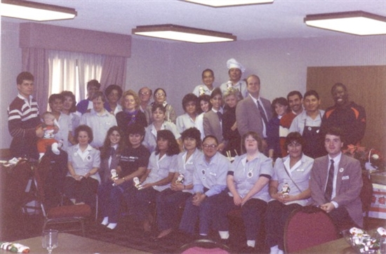 Todd with Marriott staff