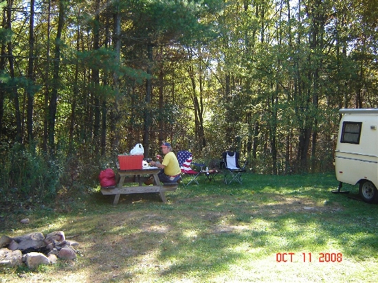 Our campsite