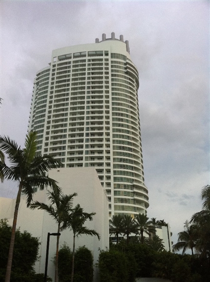 The hotel I stayed at - on the 27th floor