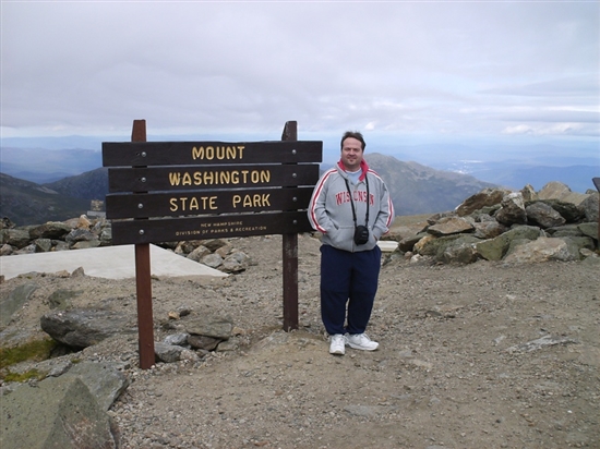 At the top of Mt. Washington