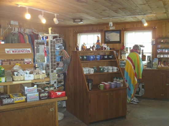 Inside the gift shop.