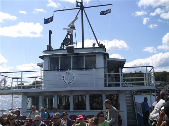 Our boat ride on the M/S Mount Washington, along Lake Winnipesaukee.