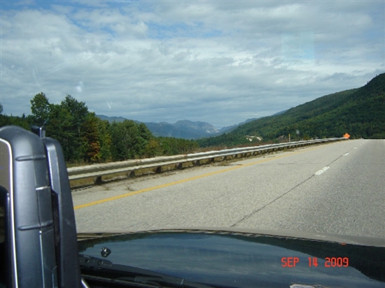 On our way to Mt. Washington, the highest point in New Hampshire.