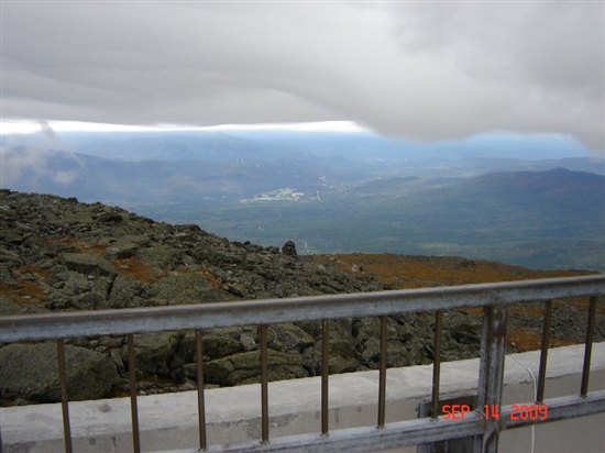 Top of Mt. Washington. Rick has better pictures