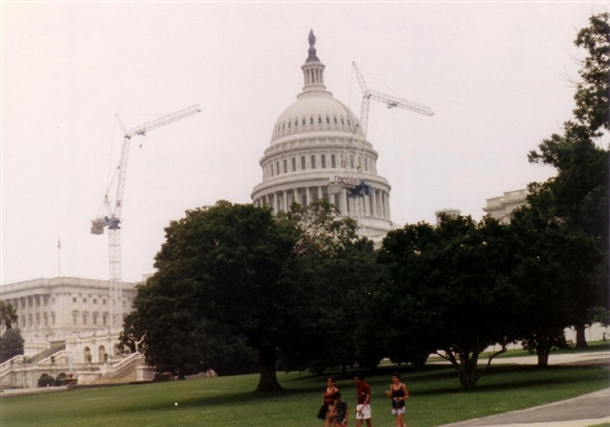 At the Capitol Building - August 5, 1987 - Happy 57th Birthday Dad!