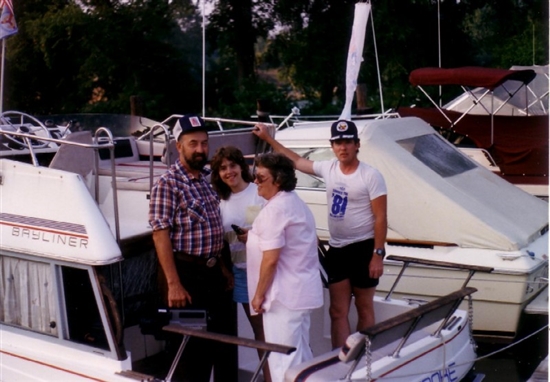 Trip out on Rick's boat - August 6, 1987