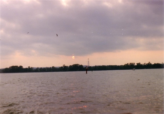 Trip out on Rick's boat - August 6, 1987